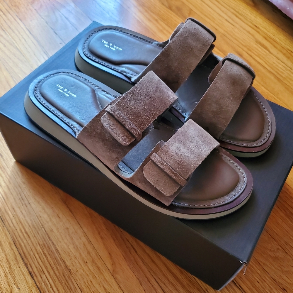 Rag and Bone Parker Slides in Tundra